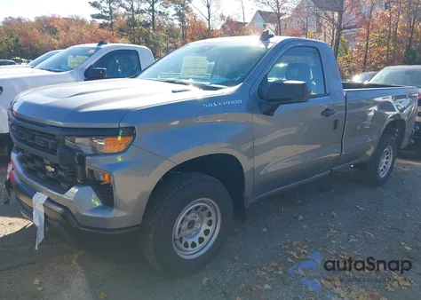 2026 Chevrolet Silverado 1500 2Wd Long Bed Wt z USA, uszkodzony, nr VIN 3GCNAAEK4TG132634